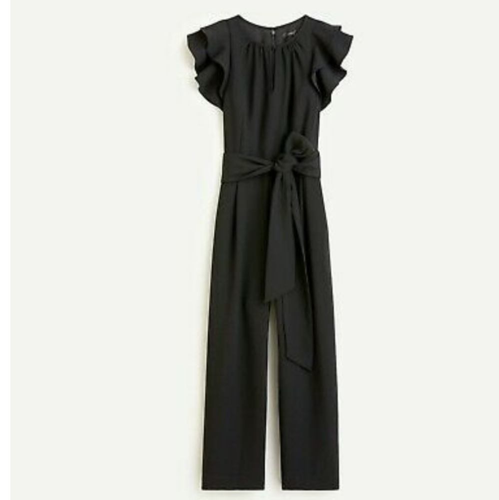 Nwt black belted jumpsuit